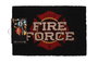 SD Toys Felpudo Fibra de Coco 60x40 cm Logo Fire Force, Colección Anime