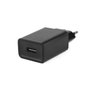 CoreParts Adaptador de Corriente USB 12W 5V 2.4A con Puerto USB-A y Certificacion QC2.0, para Pared EU - Negro incluye Cable USB-A a MicroUSB