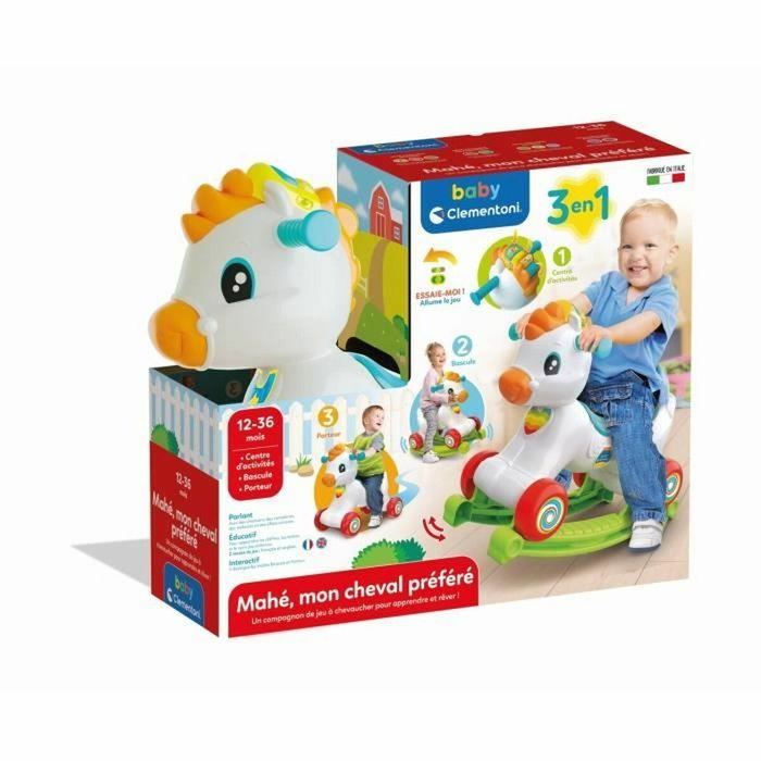 Clementoni Caballito y ruedas con melena de interacción