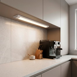 Luminaria Lineal de Superficie LED 18W 2160Lm CCT Regulable 60cm