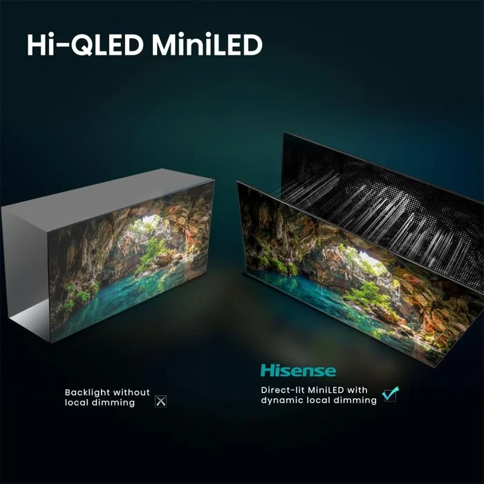 Hisense 50E8S 50 pulgadas UHD 4K MiniLED QLED 144Hz Hisense 50E8S 50 pulgadas UHD 4K MiniLED QLED 144Hz