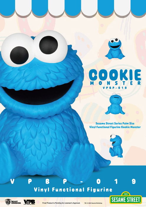 Sesame Street Vinyl huchas Cookie Monster 12 cm