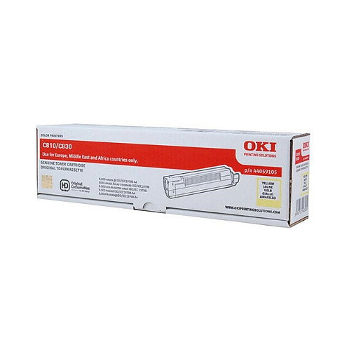 OKI Cartucho de tóner magenta 44059166 para MC851/MC861