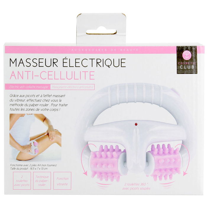 Cosmetic Club Masajeador Anticelulitis Eléctrico para Eliminar Aspecto Piel de Naranja