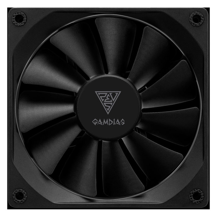 Gamdias AEOLUS M3-1201 Ventilador de Carcasa RGB Negro