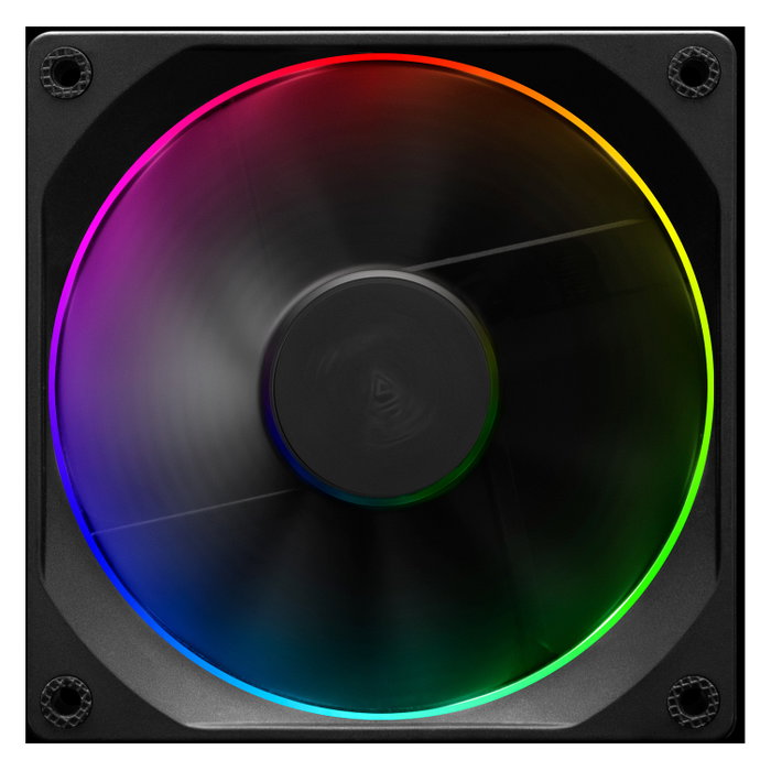 Gamdias AEOLUS M3-1201 Ventilador de Carcasa RGB Negro