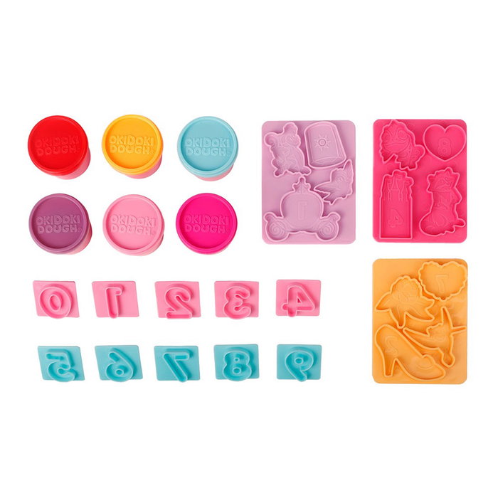 Mochila manualidades plastilina y moldes princesas modelos surtidos