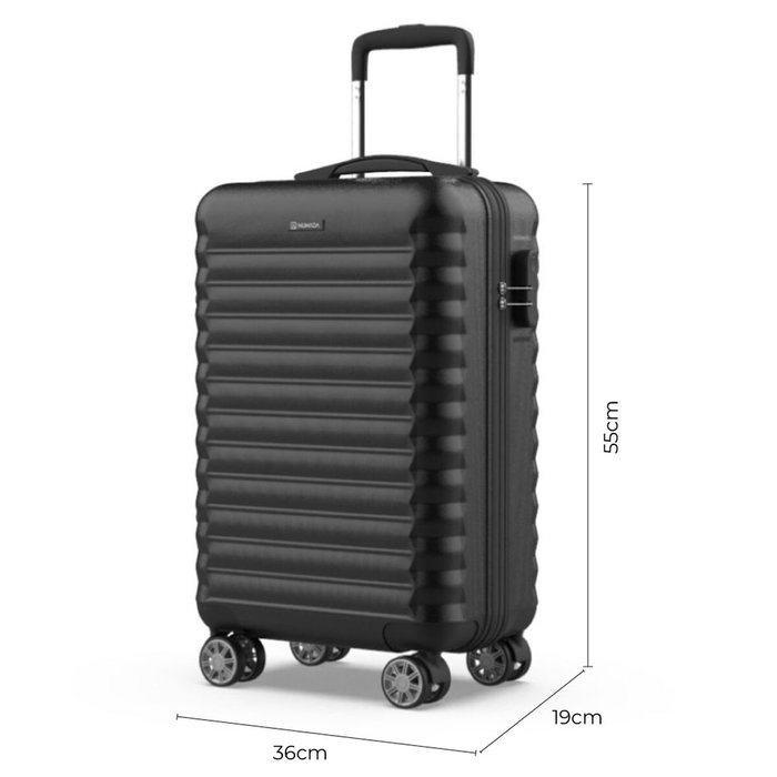 Numada Maleta de cabina mini XS negra 30l 55x36x19cm Numada Maleta de cabina mini XS negra 30l 55x36x19cm