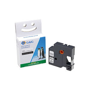 G&G Cinta de escritura compatible con DYMO D1, S0720610, 45021