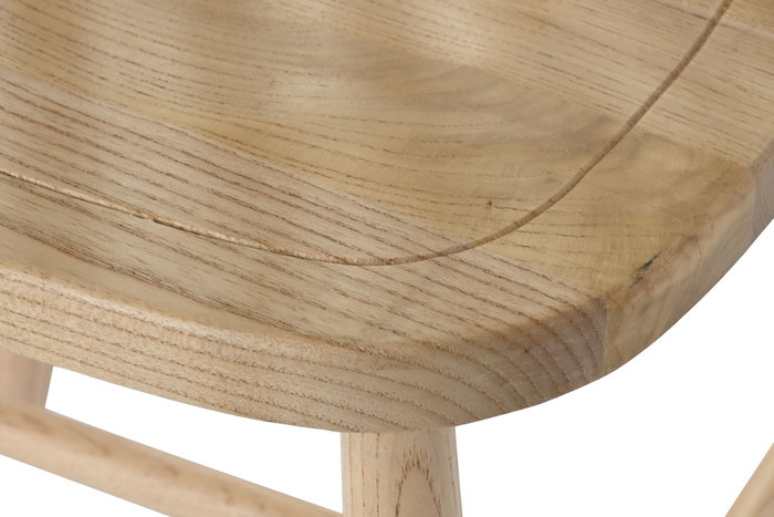 DKD Home Decor Silla Tradicional Olmo Natural 42 x 90 x 45 cm (2 Unidades)