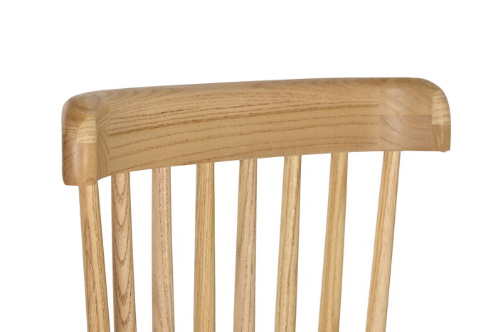 DKD Home Decor Silla Tradicional Olmo Natural 42 x 90 x 45 cm (2 Unidades)