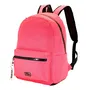 Oh My Pop Mochila Urbana Malla Fucsia Neon Ligera Compartimento Principal Bolsillo Frontal Trasero Oculto Cinta Trolley Rosa