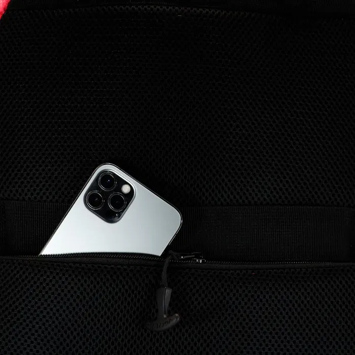 Oh My Pop Mochila Urbana Malla Fucsia Neon Ligera Compartimento Principal Bolsillo Frontal Trasero Oculto Cinta Trolley Rosa