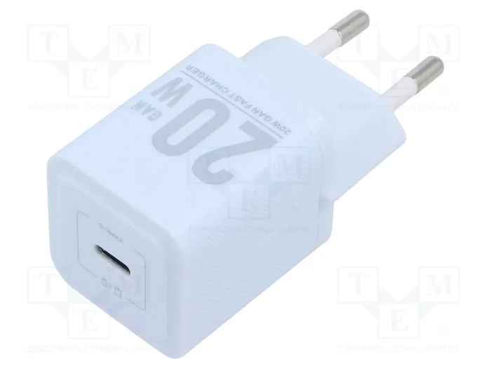 Vention Cargador de pared GaN FEPL0-EU 1xUSB Tipo-C 20W Rosa