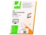 Q-connect KF00574 Etiquetas Blancas 52,5x29,7 mm DIN A4