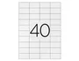 Q-connect KF00574 Etiquetas Blancas 52,5x29,7 mm DIN A4