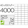 Q-connect KF00574 Etiquetas Blancas 52,5x29,7 mm DIN A4