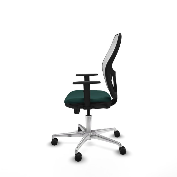 PIQUERAS Y CRESPO Silla de oficina Jorquera Verde botella y Blanco PIQUERAS Y CRESPO Silla de oficina Jorquera Verde botella y Blanco