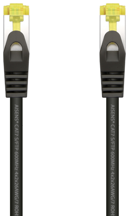 Aisens Cable de Red RJ45 CAT.7 S/FTP PIMF 1m Negro