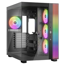 Be Quiet! Light Base 600 LX - Caja de Ordenador Gaming Mid-Tower ATX, con Ventana Lateral Negra