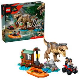 LEGO Jurassic World Huida por el Río y T. rex a la Caza 76975