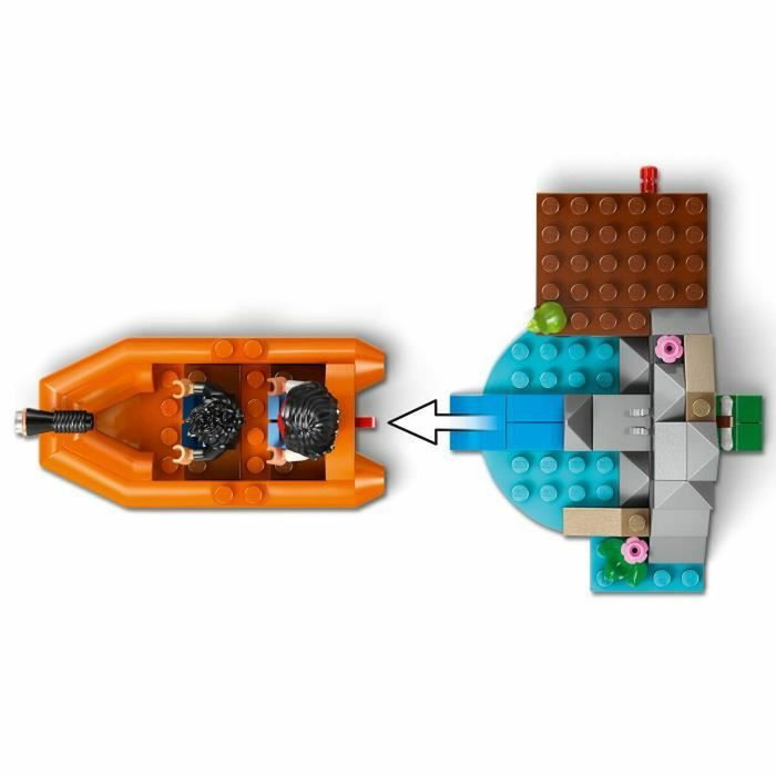 LEGO Jurassic World 76975 Huida por el río y caza T.Rex