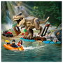 LEGO Jurassic World 76975 Huida por el río y caza T. rex