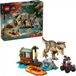 LEGO Jurassic World Huida por el río y caza T.Rex 76975