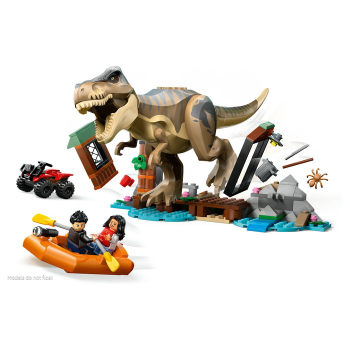 LEGO Jurassic World 76975 Huida por el río y caza T. rex