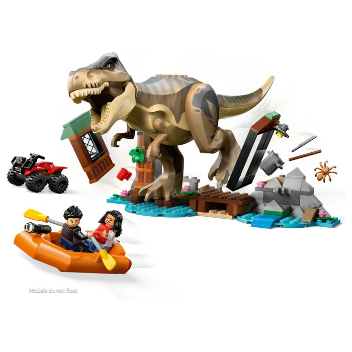 LEGO Jurassic World 76975 Huida por el río y caza T. rex