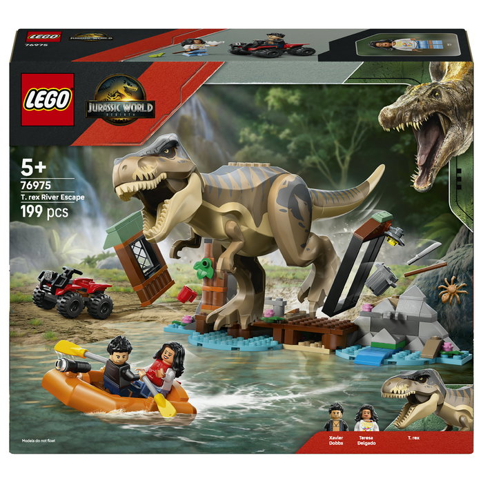 LEGO Jurassic World 76975 Huida por el Río y T. rex a la Caza LEGO Jurassic World 76975 Huida por el Río y T. rex a la Caza