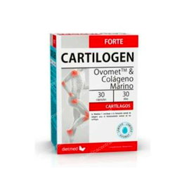 DIETMED Cartilogen Forte 30 Cápsulas - Colágeno Marino, Ovomet, Cúrcuma y Vitamina C para Cartílagos