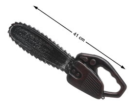 Motosierra De Plástico 41 cm Para Disfraz De Zombie, Carnaval Y Halloween