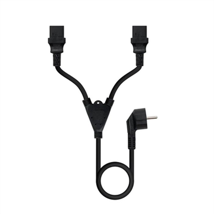 Nanocable Cable de Alimentación Schuko Macho a 2x C13 Hembra, 1,8 m, Negro Nanocable Cable de Alimentación Schuko Macho a 2x C13 Hembra, 1,8 m, Negro