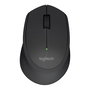 Logitech Wireless Mouse M280 Ratón Inalámbrico RF, Pila Alcalina, Negro
