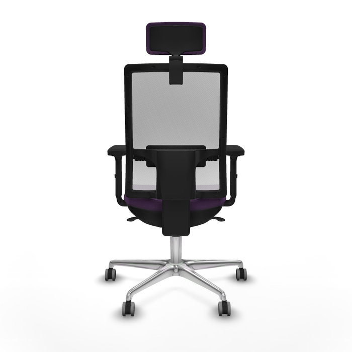 PIQUERAS Y CRESPO Silla de oficina Horna con Mecanismo Sincro, Morado y Blanco PIQUERAS Y CRESPO Silla de oficina Horna con Mecanismo Sincro, Morado y Blanco