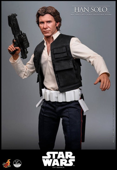 Hot Toys Star Wars Episode IV Han Solo Figura 1/4 (46 cm)