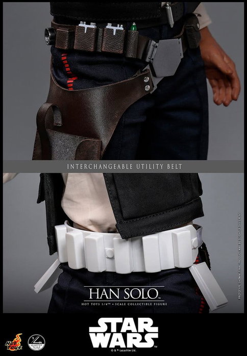 Hot Toys Star Wars Episode IV Han Solo Figura 1/4 (46 cm)