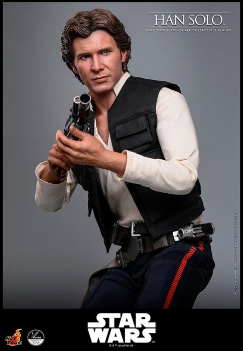 Hot Toys Star Wars Episode IV Han Solo Figura 1/4 (46 cm)