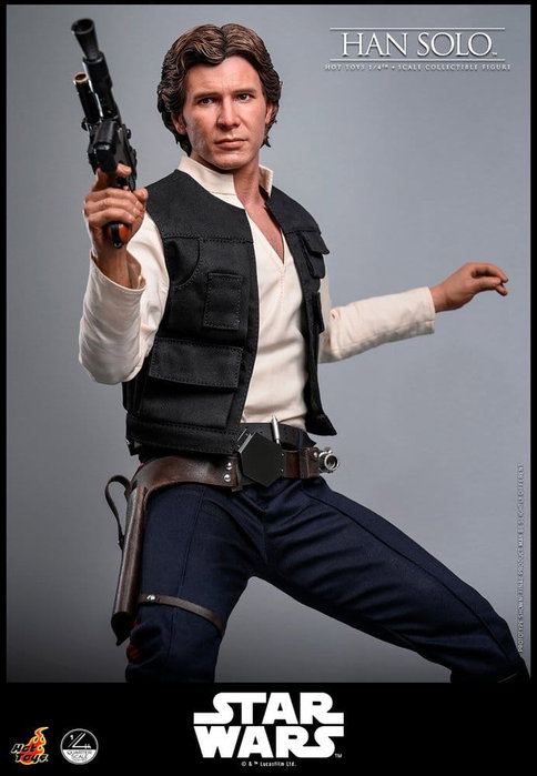 Hot Toys Star Wars Episode IV Han Solo Figura 1/4 (46 cm)