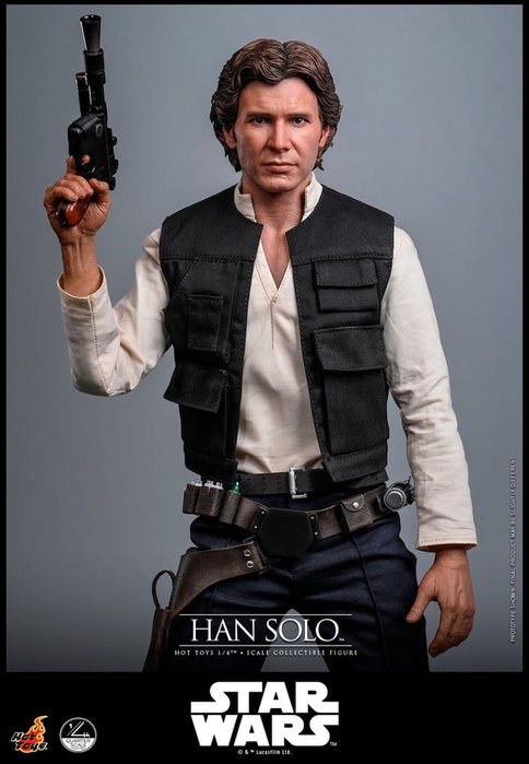 Hot Toys Star Wars Episode IV Han Solo Figura 1/4 (46 cm)