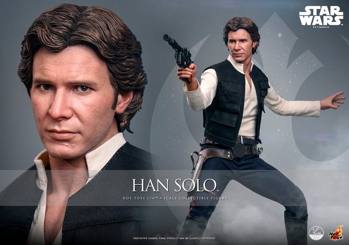Hot Toys Star Wars Episode IV Han Solo Figura 1/4 (46 cm)