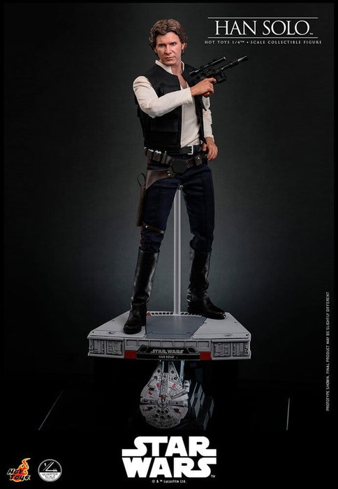 Hot Toys Star Wars Episode IV Han Solo Figura 1/4 (46 cm)