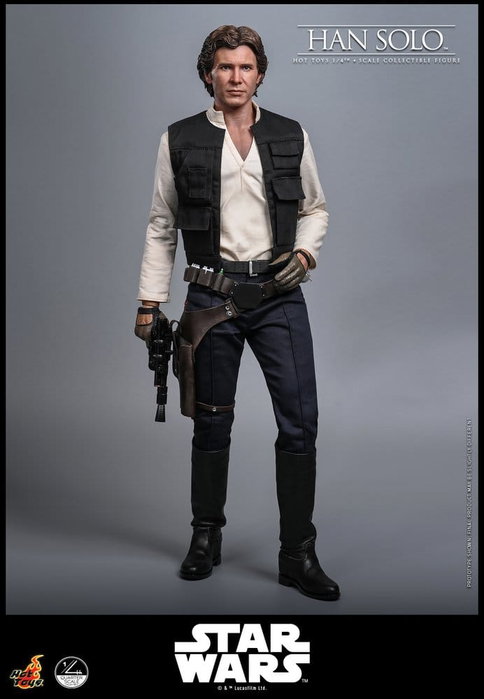 Hot Toys Star Wars Episode IV Han Solo Figura 1/4 (46 cm)