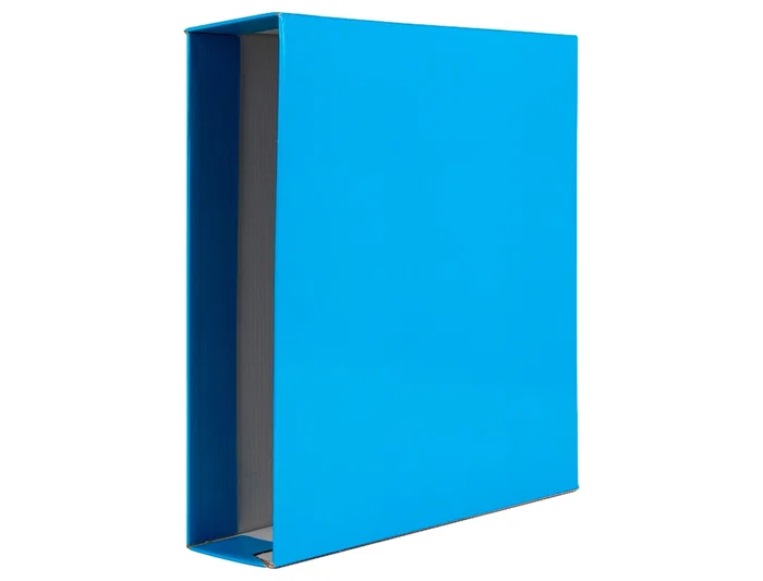 Liderpapel Caja Archivador Palanca Carton Folio Documenta Lomo 75mm Celeste