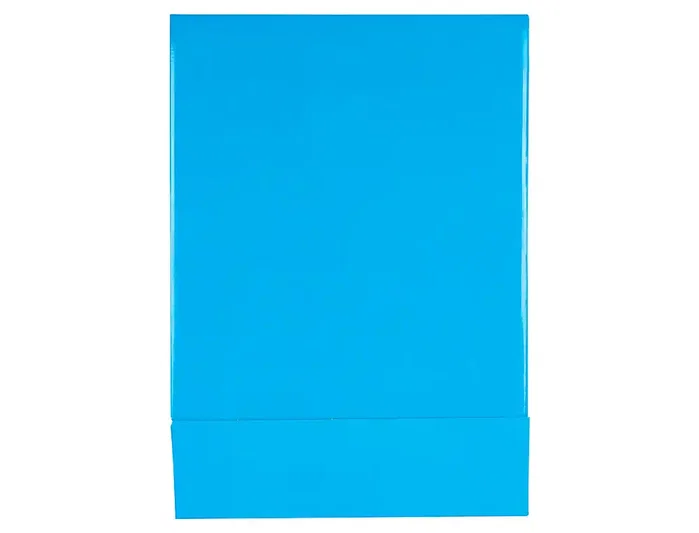 Liderpapel Archivador de Palanca de Cartón Folio Lomo 75mm Celeste