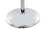 DKD Home Decor Taburete de PU Nogal Ajustable Cromado