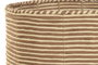 DKD Home Decor Macetero Urban Bicolor Fibra Trenzada Metal 37x37x81 cm Set 2 Unidades