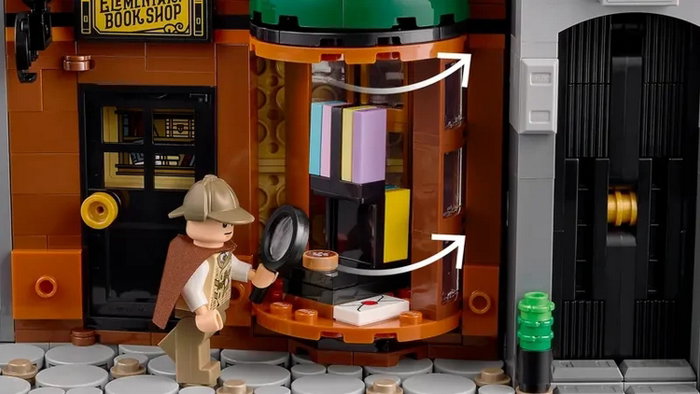 LEGO Icons - Sherlock Holmes: Bücherstütze Soporte para Libros