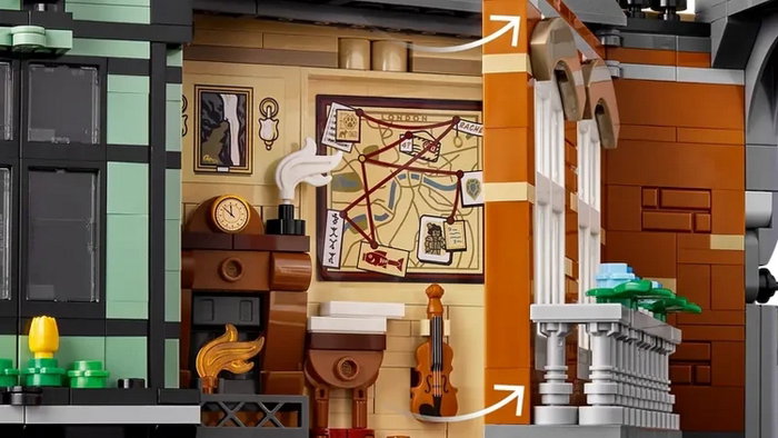 LEGO Icons - Sherlock Holmes: Bücherstütze Soporte para Libros